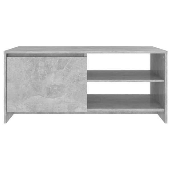 Berkfield Coffee Table Concrete Grey 102x50x45 cm Engineered Wood