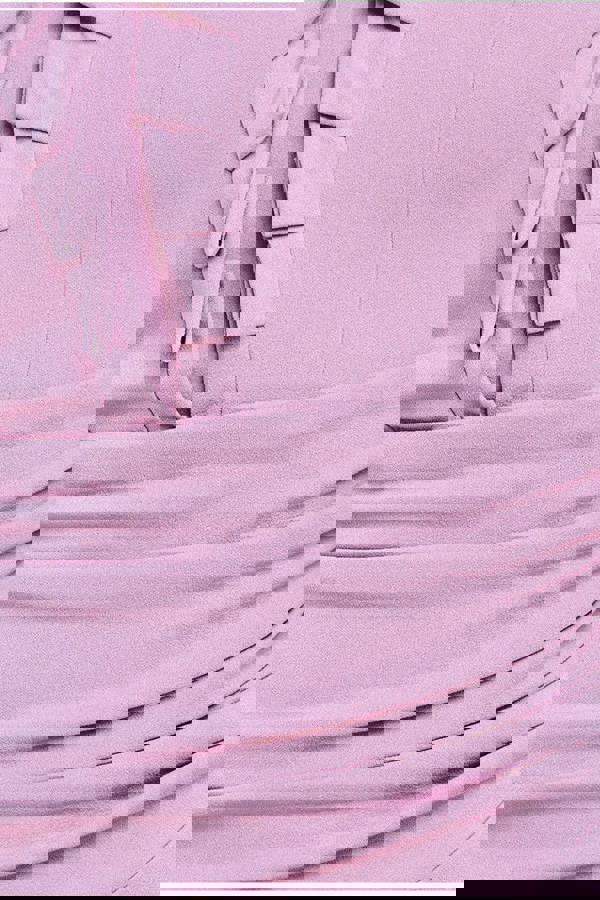 Off The Shoulder Frill Bodice Midi Dress - Rose Pink DR4255