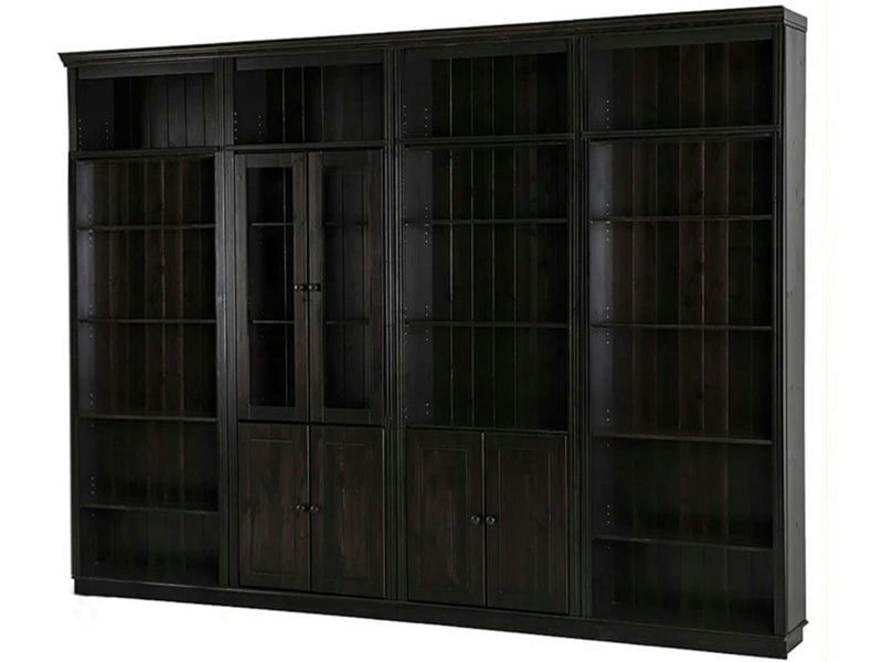 Dorel Home Anita Wall Unit 5 honey lacquer