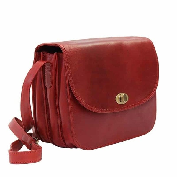 PRIMEHIDE Large Handbag Triple Compartment - Elena Tuscan