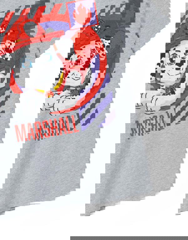 Paw Patrol Boys Grey Marshall Short Sleeved T-Shirt