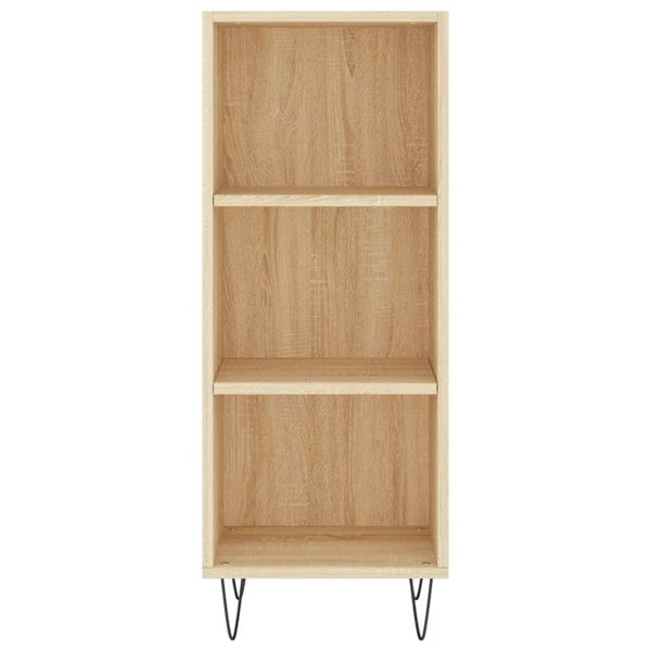 Berkfield Sideboard Sonoma Oak 34.5x32.5x90 cm Engineered Wood