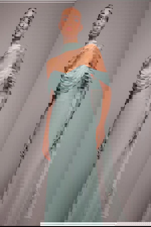 Chiffon Scarf - Sage Green AC15