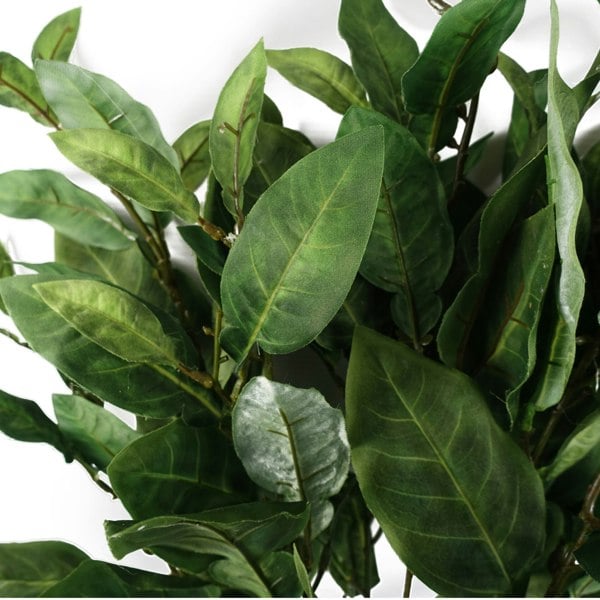 Leaf Pack of 6 x 90cm Artificial Ficus Foliage Stem