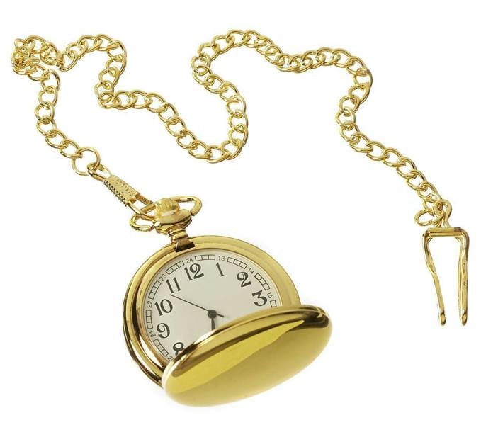 TruClothing Classic Pocket Watch 1920's Peaky Blinders Vintage Chain Retro