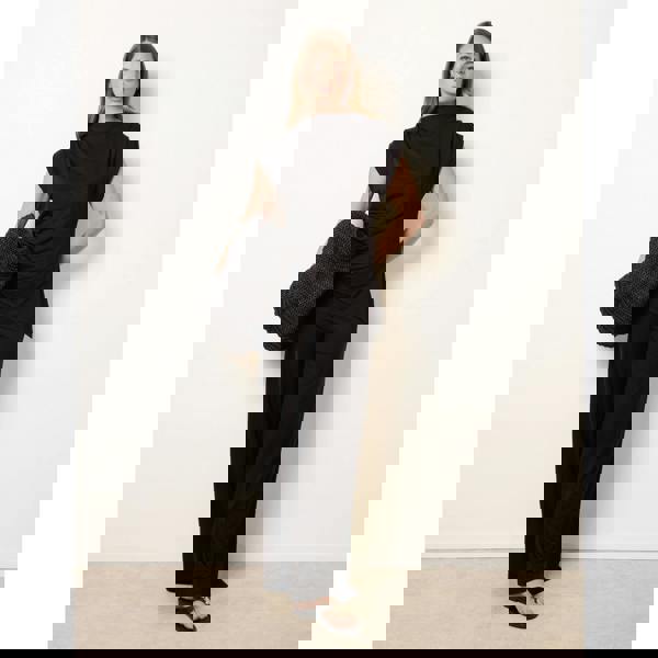 Blue Vanilla Soft Jersey Asymmetric Hem Set