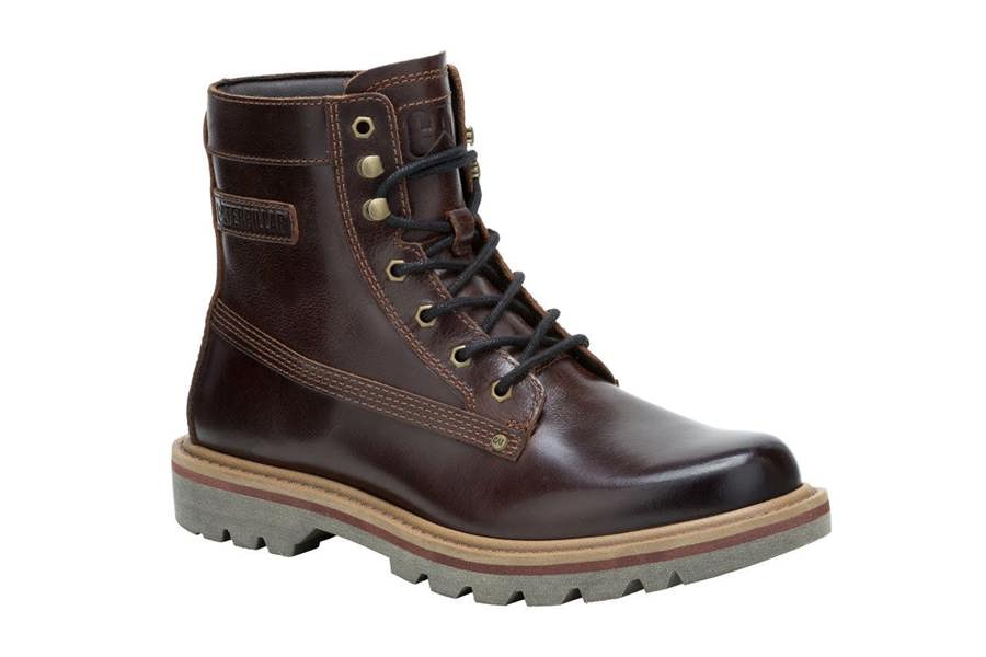 Caterpillar CAT (Caterpillar) Colorado Grader Waterproof Brown Leather Boots