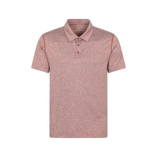 Mountain Warehouse Mens Deuce IsoCool Polo Shirt - Rust - 