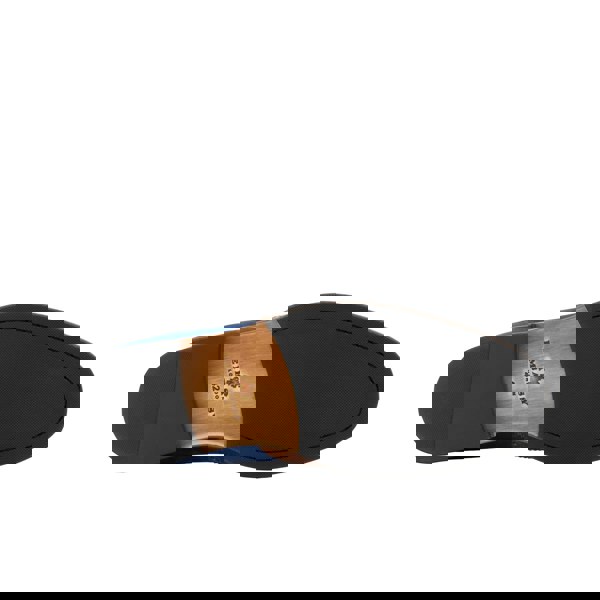 Embassy London Midnight Royal - Blue & Yellow & Brown - Men’s Suede & Leather Oxford Brogue Shoe.