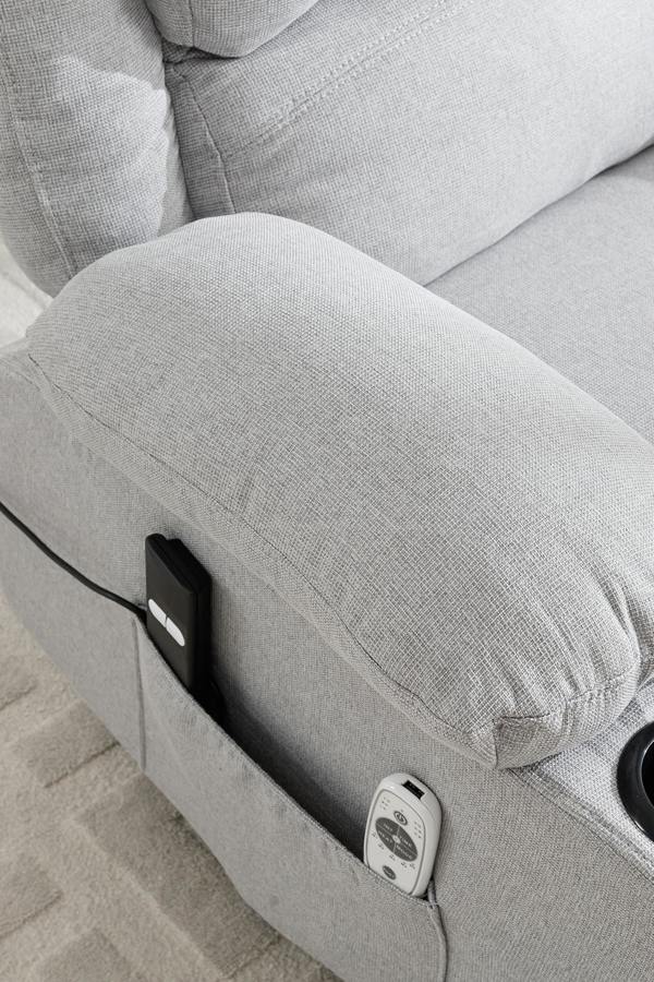 Living and Home Electric Single-Seat Recliner Chair with Heating & Massage Function