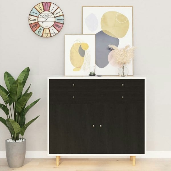 Berkfield Self-adhesive Furniture Film Dark Wood 500x90 cm PVC