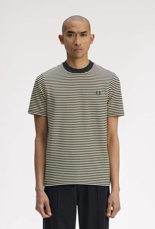 Fred Perry Fine Stripe Heavyweight T-Shirt