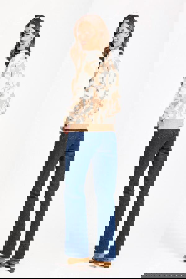 Mudflower Floral Jacquard Jumper