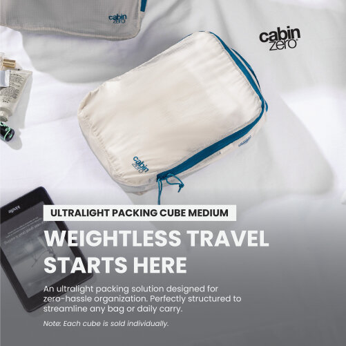 CabinZero Ultralight Packing Cube (Medium), Lightweight Rollable Organiser for Essentials
