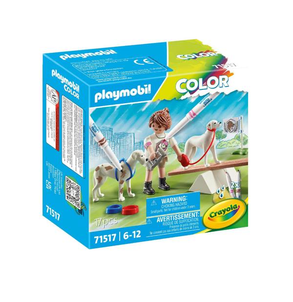 Playmobil Color Dog Training - 71517 Playset