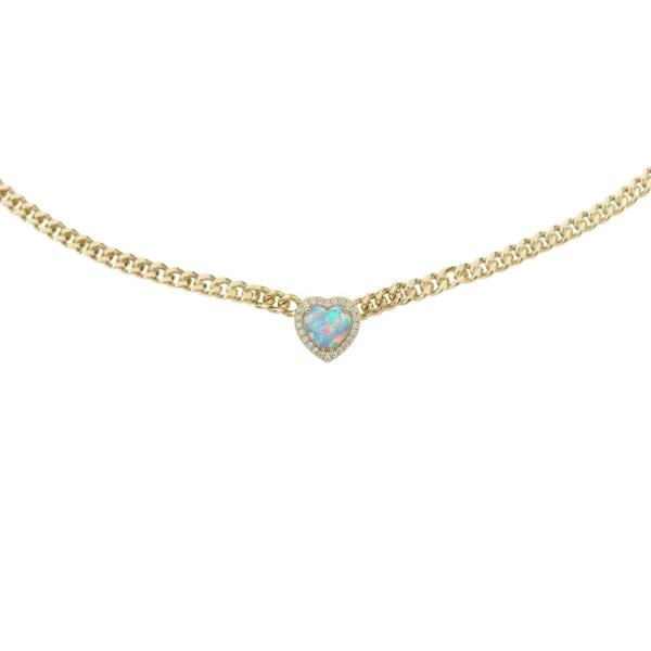 Close-up of 14k gold PVD plated 316L stainless steel chain showing high-polish finish and authentic gold tone. Fire opal