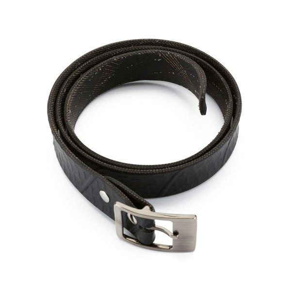 Slim Recycled Tyre Vegan Biker Belt by Paguro Upcycle