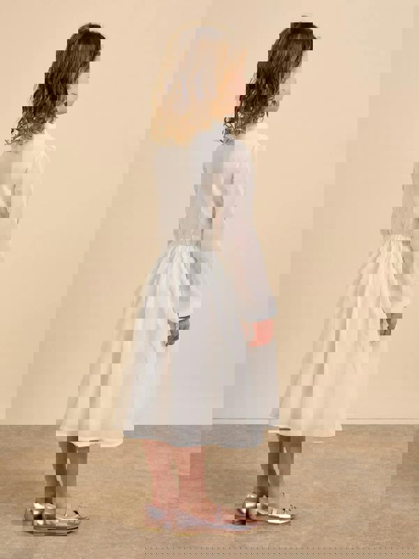 GWD Ellie Embroidered Shirt White Dress