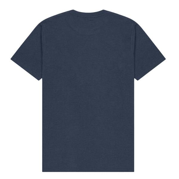 Aquascutum Mens Bordeaux Big Logo T-Shirt - Navy Blue - 