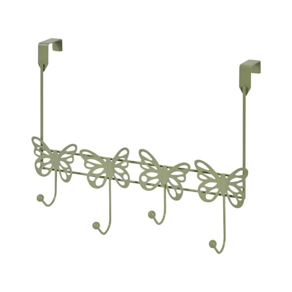 Showerdrape Butterflies Sage Over Door Storage Hooks