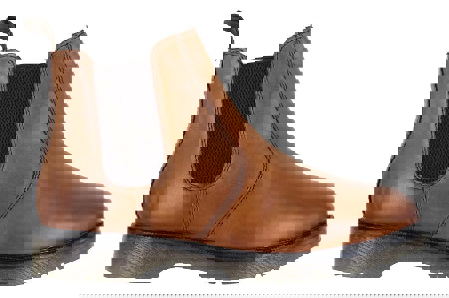 Frank James Nasbey Mens Classic Pull On Dealer Chelsea Leather Ankle Boots