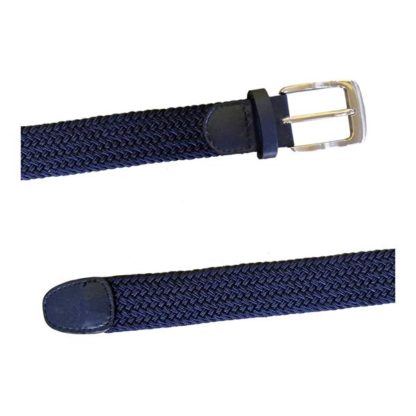 D555 Mens Dani Stretch Braided Belt - Navy - 