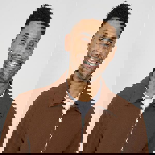 Brave Soul Tan Patch Pocket Harrington Jacket - Tan Image 3