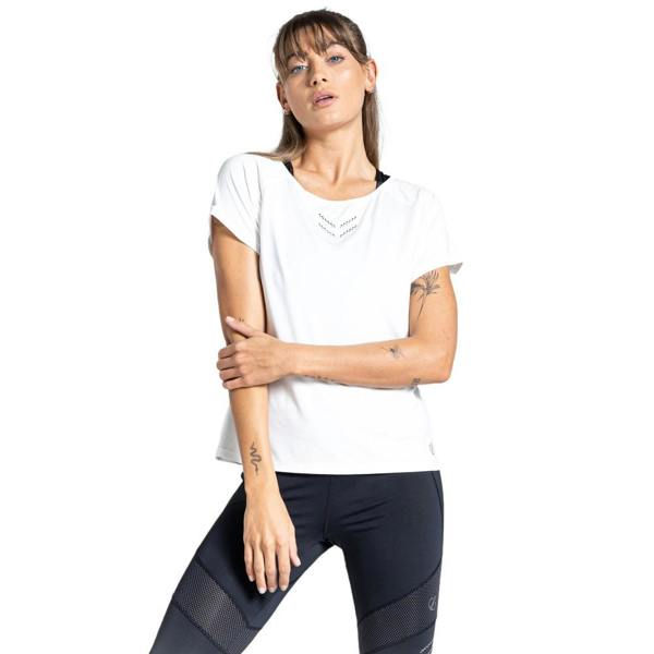Dare 2B Womens/Ladies Crystallize Active T-Shirt - White - 