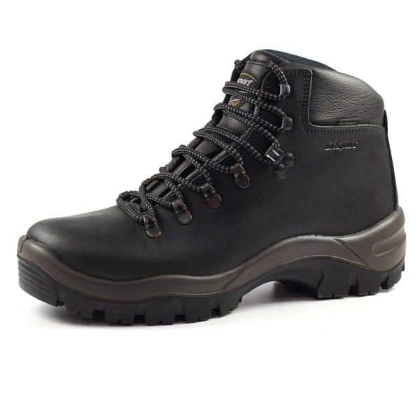 Grisport Mens Peaklander Waxy Leather Walking Boots - Black