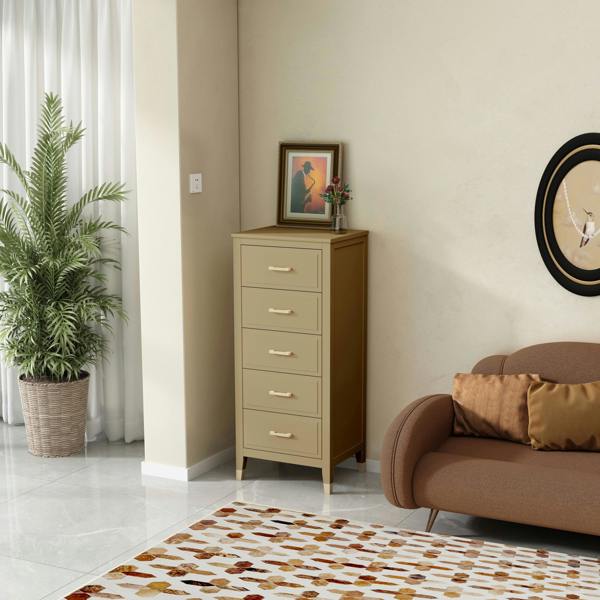 Cabinet Bits Palazzi 5 Drawer Narrow Chest of Drawers