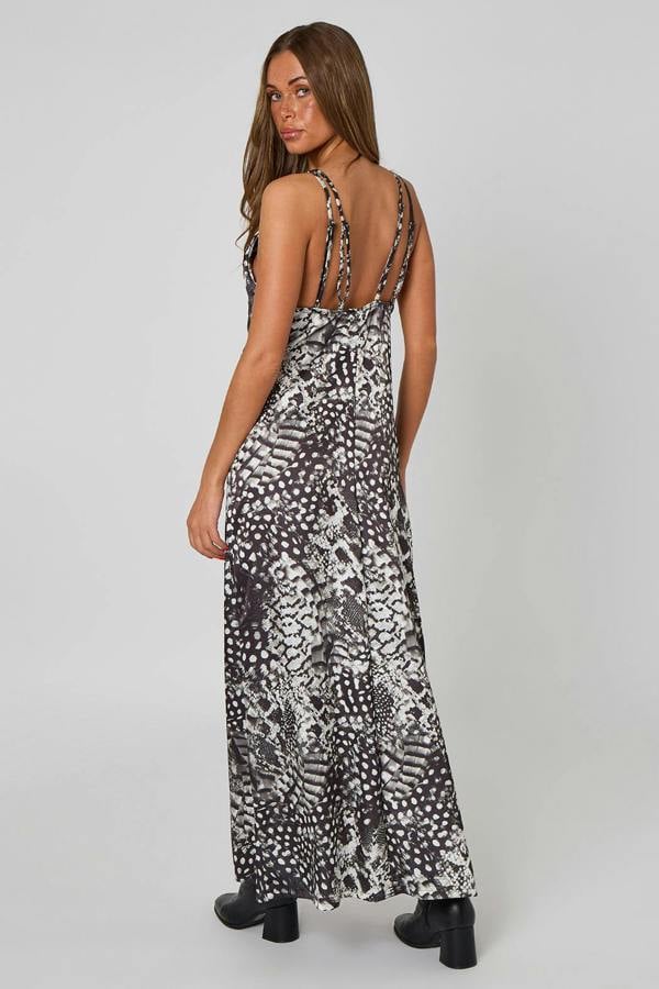 Urban Bliss High Neck Animal Dress Mono