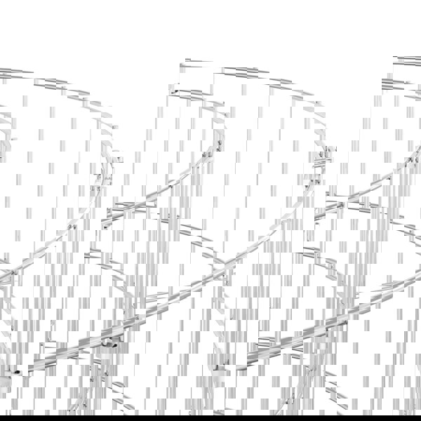 Berkfield Gabion Raised Bed Galvanised Iron 330x50x100 cm