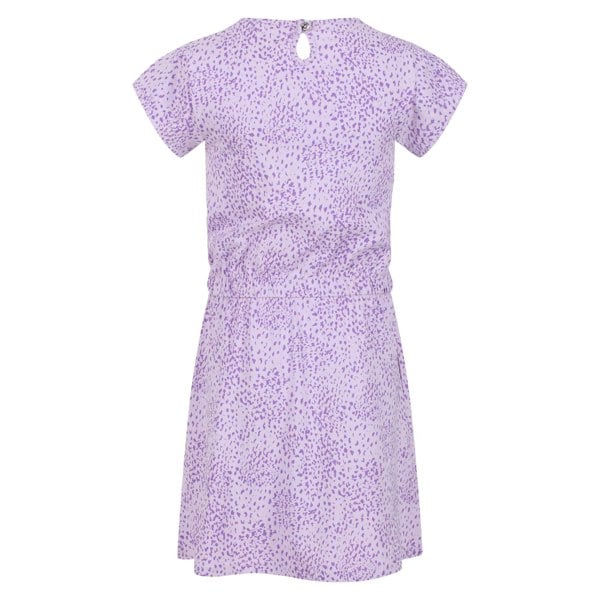 Regatta Childrens/Kids Catrinel Animal Print Casual Dress - Pastel Lilac