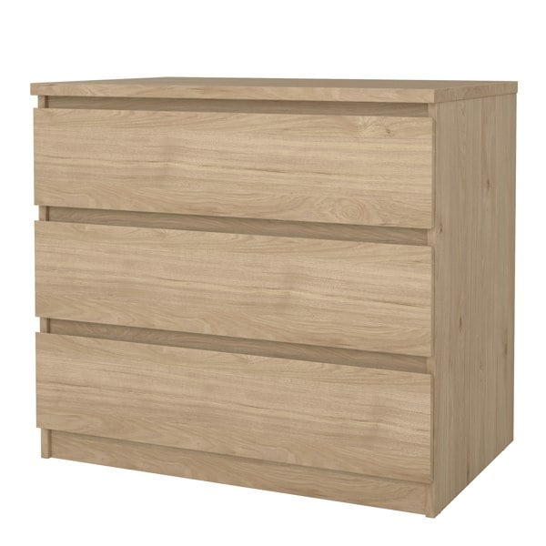 Furniture To Go Naia Chest of 3 Drawers in Jackson Hickory Oak