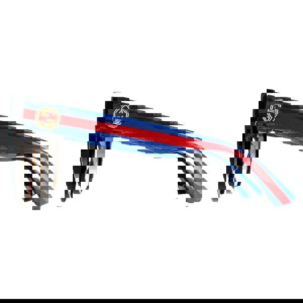 Gucci Sunglasses GG0035SN 004 Havana with Blue and Red Brown Gradient