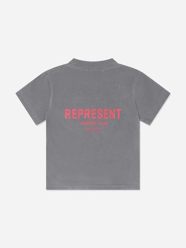 REPRESENT Kids Mini Owners Club T-Shirt in Grey