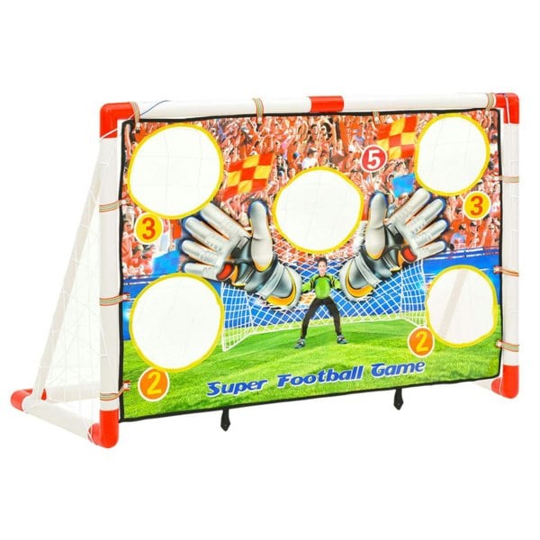 Berkfield Children Football Goal Set with Goal Wall 120x51x77.5 cm