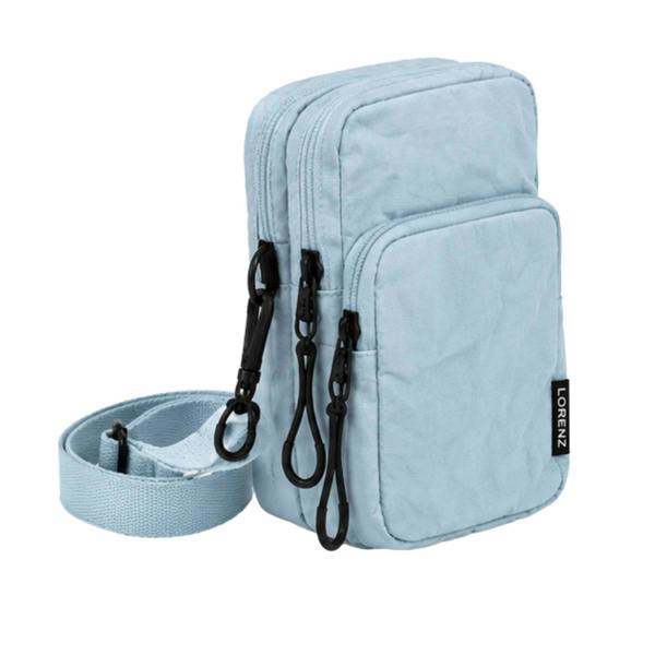 Lorenz Compact Twin Zip Crossbody Phone Travel Bag