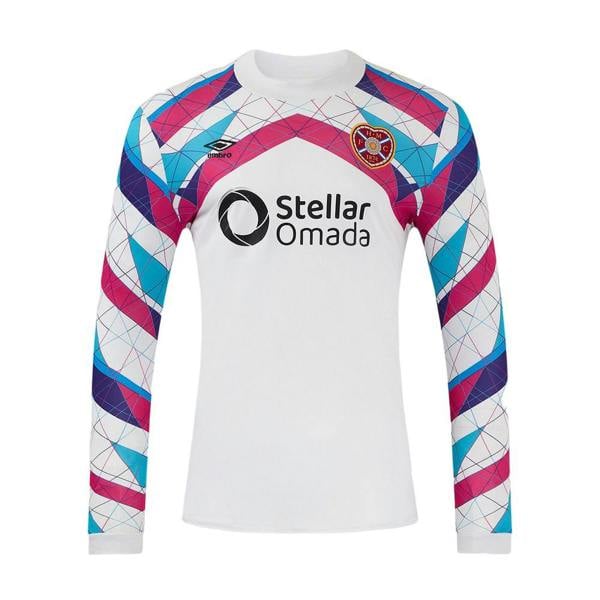 Umbro Childrens/Kids 24/25 Heart Of Midlothian FC Midlayer - Persian Jewel/Poppy Red/Blue Depth - 