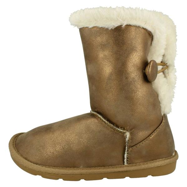 Spot On Girls Spot On Faux Fur Lined Winter Boots