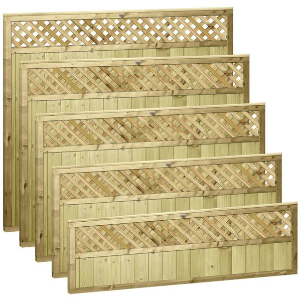 [amazon variation] urban panel pd fence panel [6ft x 1ft, 2ft, 3ft] 1