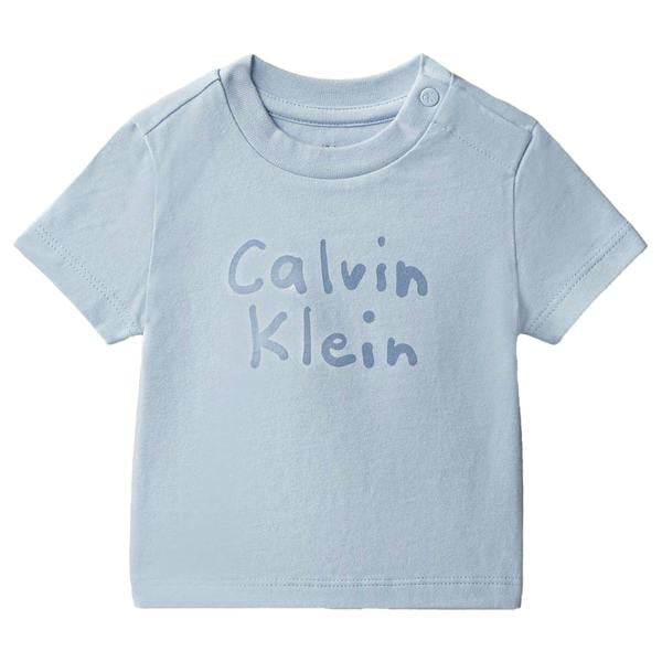 Calvin Klein Baby Logo T-Shirt - Breezy Blue - 
