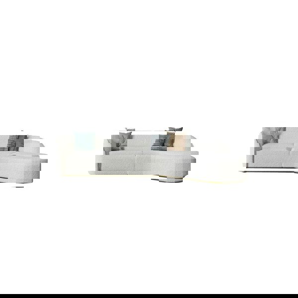 Welby Three Seater Sofa, White-Weilai Concept-Weilai Concept