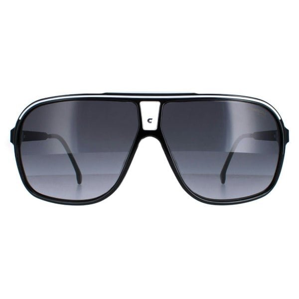 Carrera Sunglasses Grand Prix 3 80S/9O Black and White Grey Gradient