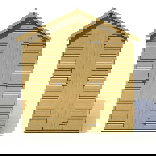 Shire Durham 8x6 12mm interlock Clad wooden Shed