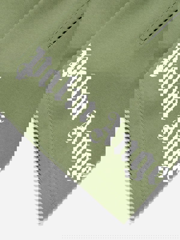 Palm Angels Boys Classic Overlogo Shorts in Green