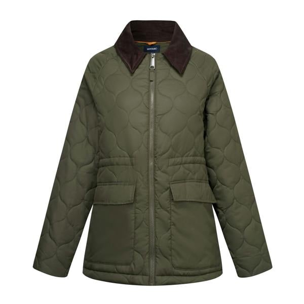 Regatta Womens/Ladies Amira Quilted Padded Jacket - Dark Khaki - 
