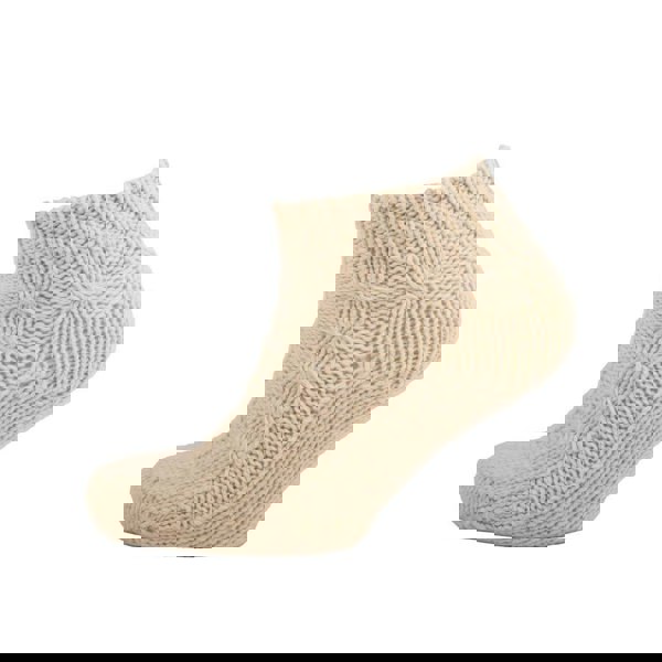 Aran Cable Chunky Ankle Socks Step into Comfort & Style with Aran Cable Chunky Ankle Socks