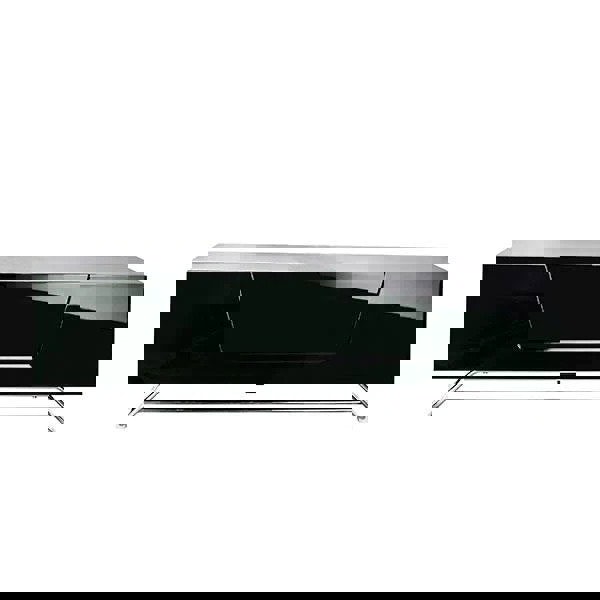 Dorel Home Chromium TV-Stand with 1 Flap Black CRO2-1200CB-BLK