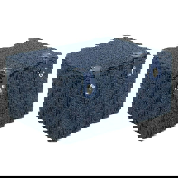 Twisted Blue Paper Basket